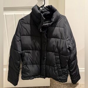Abercrombie Black Puffer